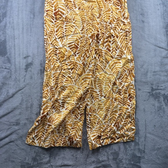 Anthropologie Cecelia Pettersson Wide Leg boho Pull On Floral Print Pants size M - Picture 7 of 7